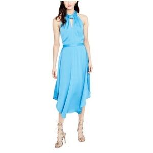 RACHEL ROY KeyHole Blue Halter Dress SZ  4